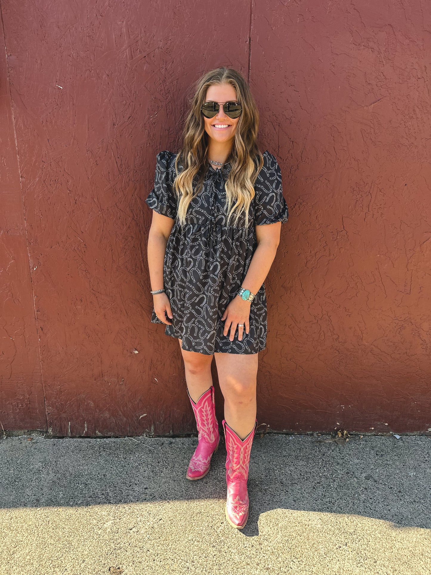 Horseshoe Tie Dress