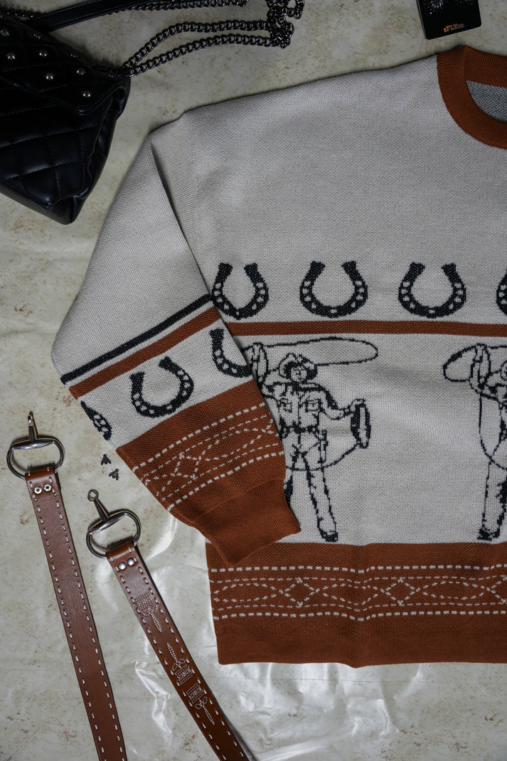 Rootin' Tootin' Cowboy Sweater