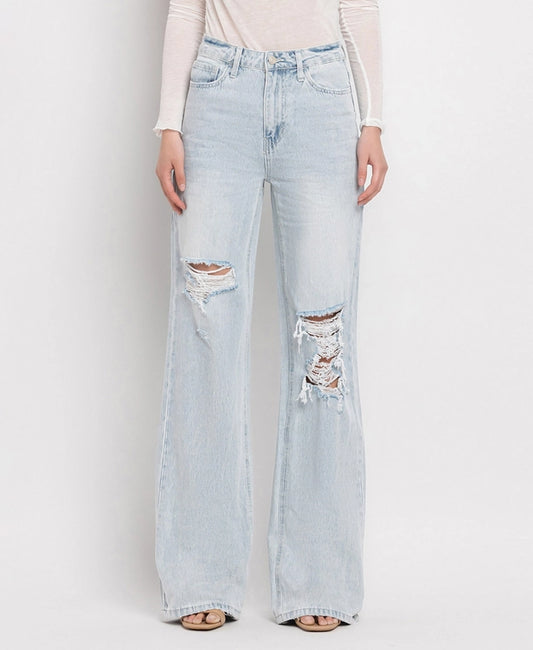 Light Wash Holy Flare Jeans