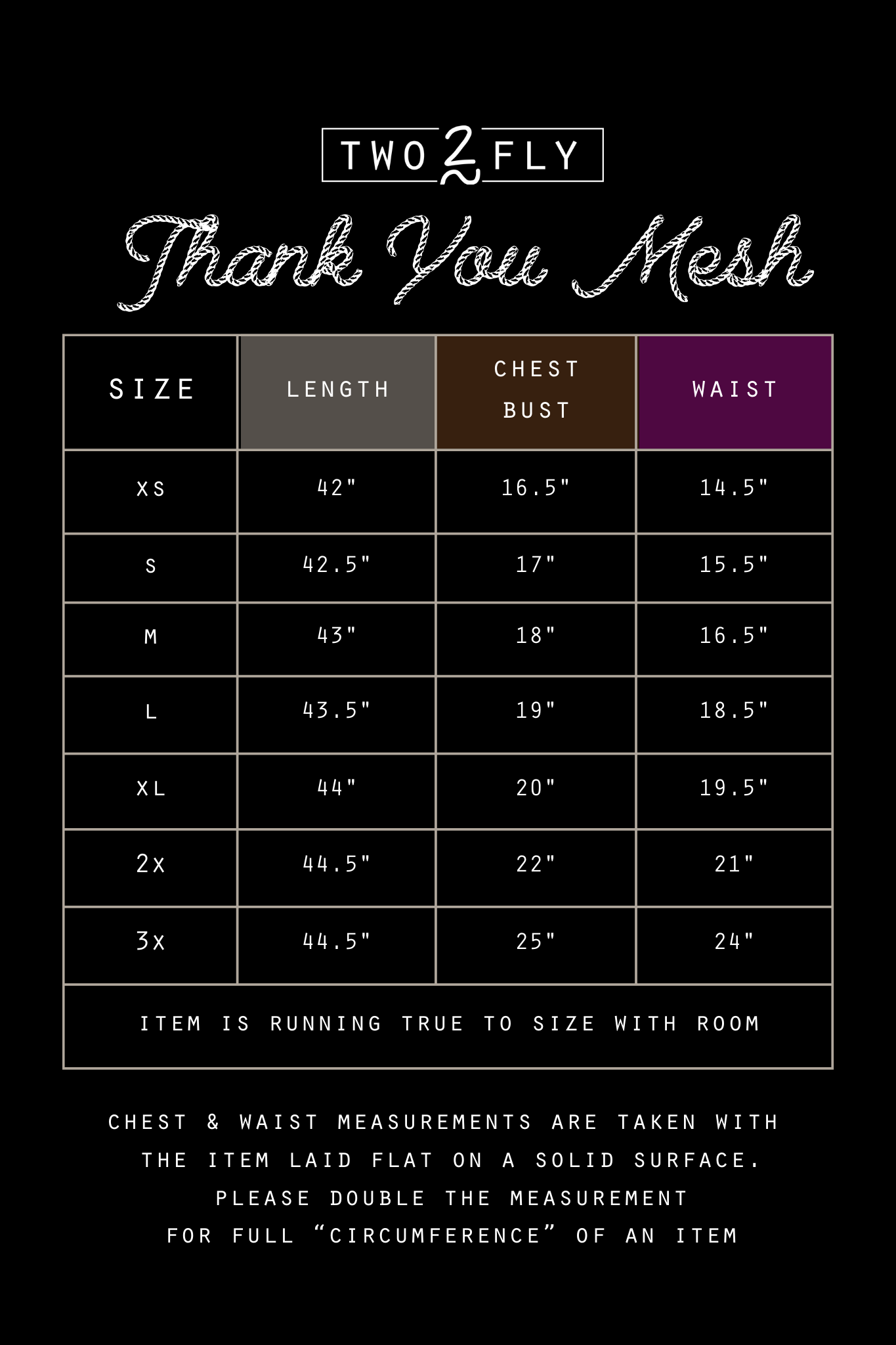 Thank You, Mesh