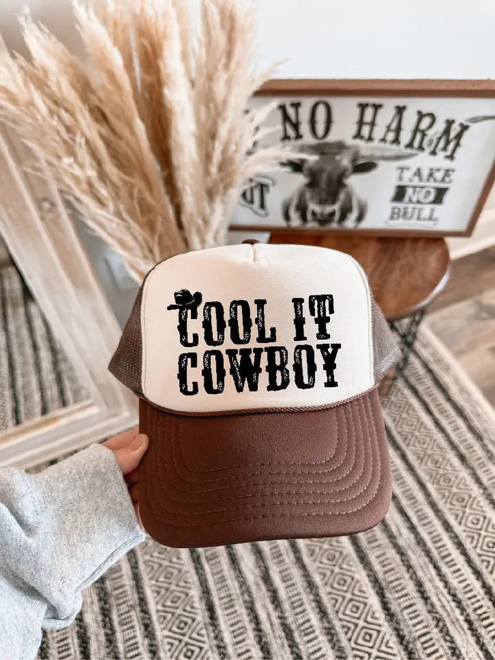 Cool It Cowboy Trucker Hat