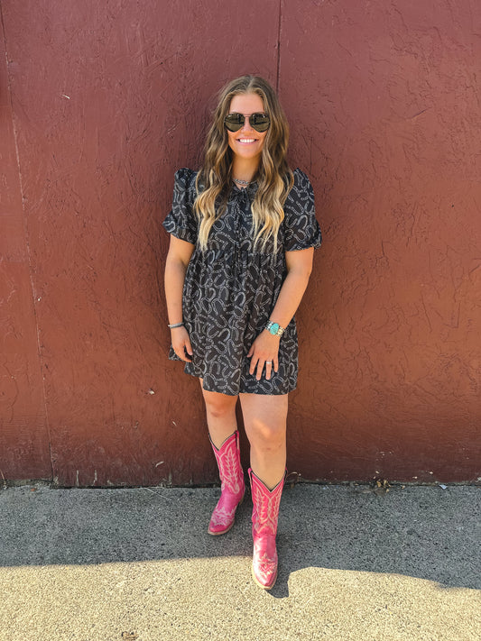 Horseshoe Tie Dress