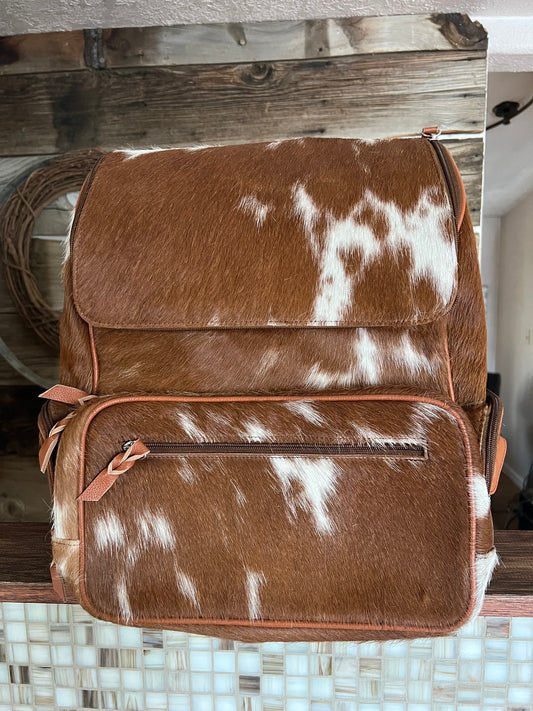 Cowhide Backpack