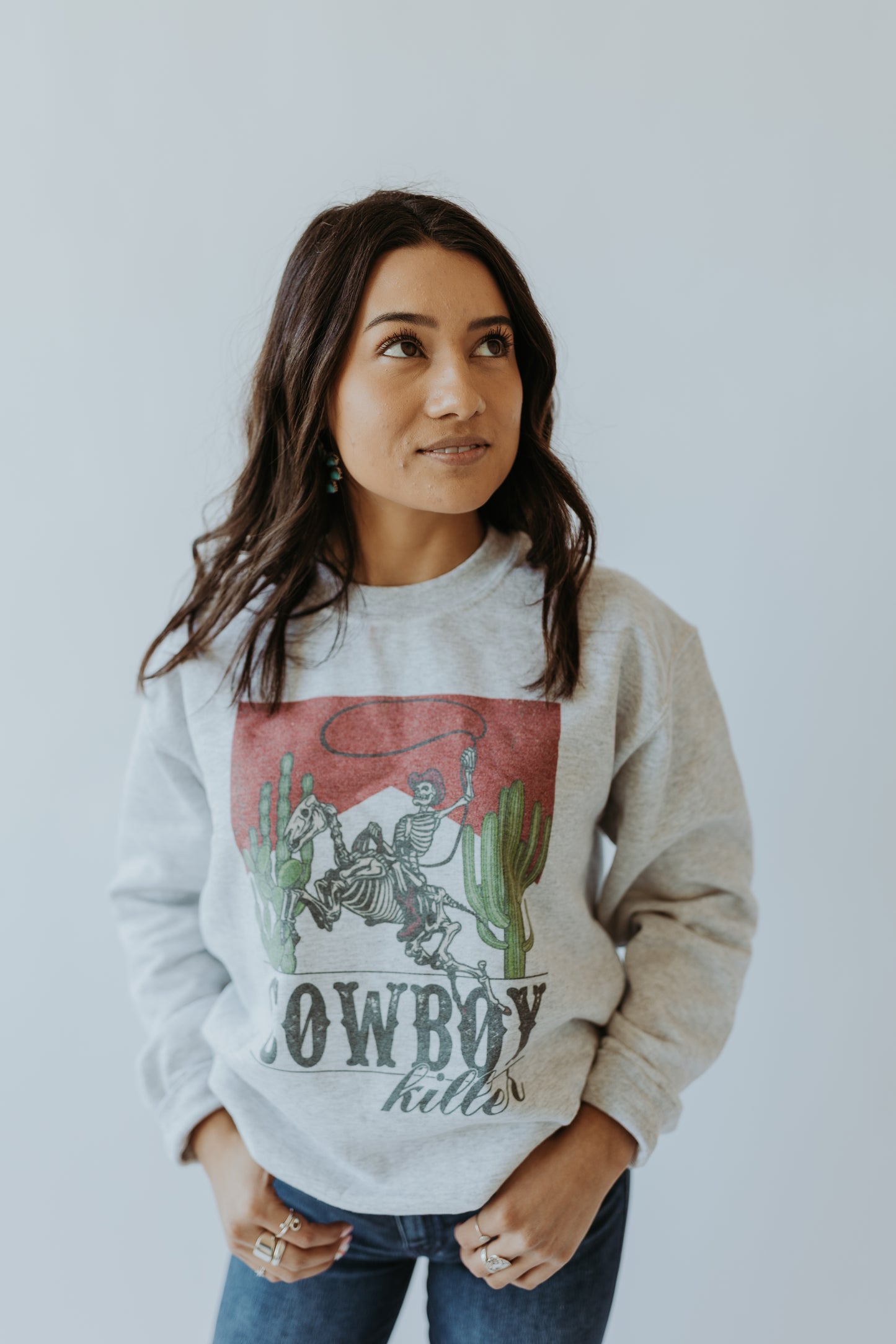 Ropin Cowboy Killer Crewneck