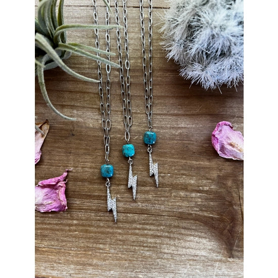 Chain Bolt & Turquoise Choker