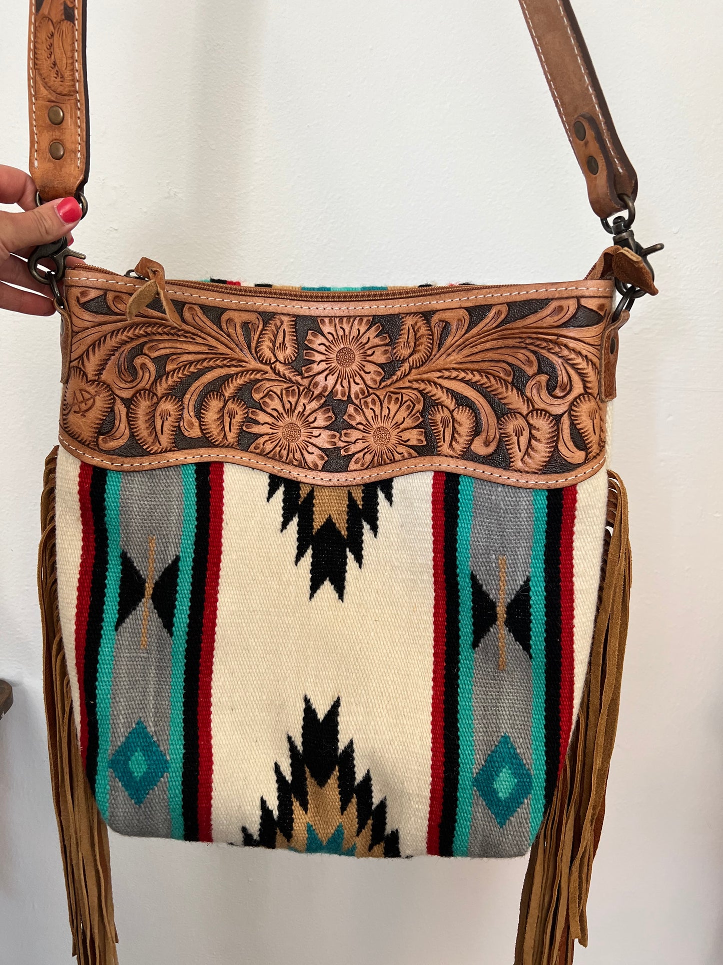 The Roseburg Saddle Blanket Purse