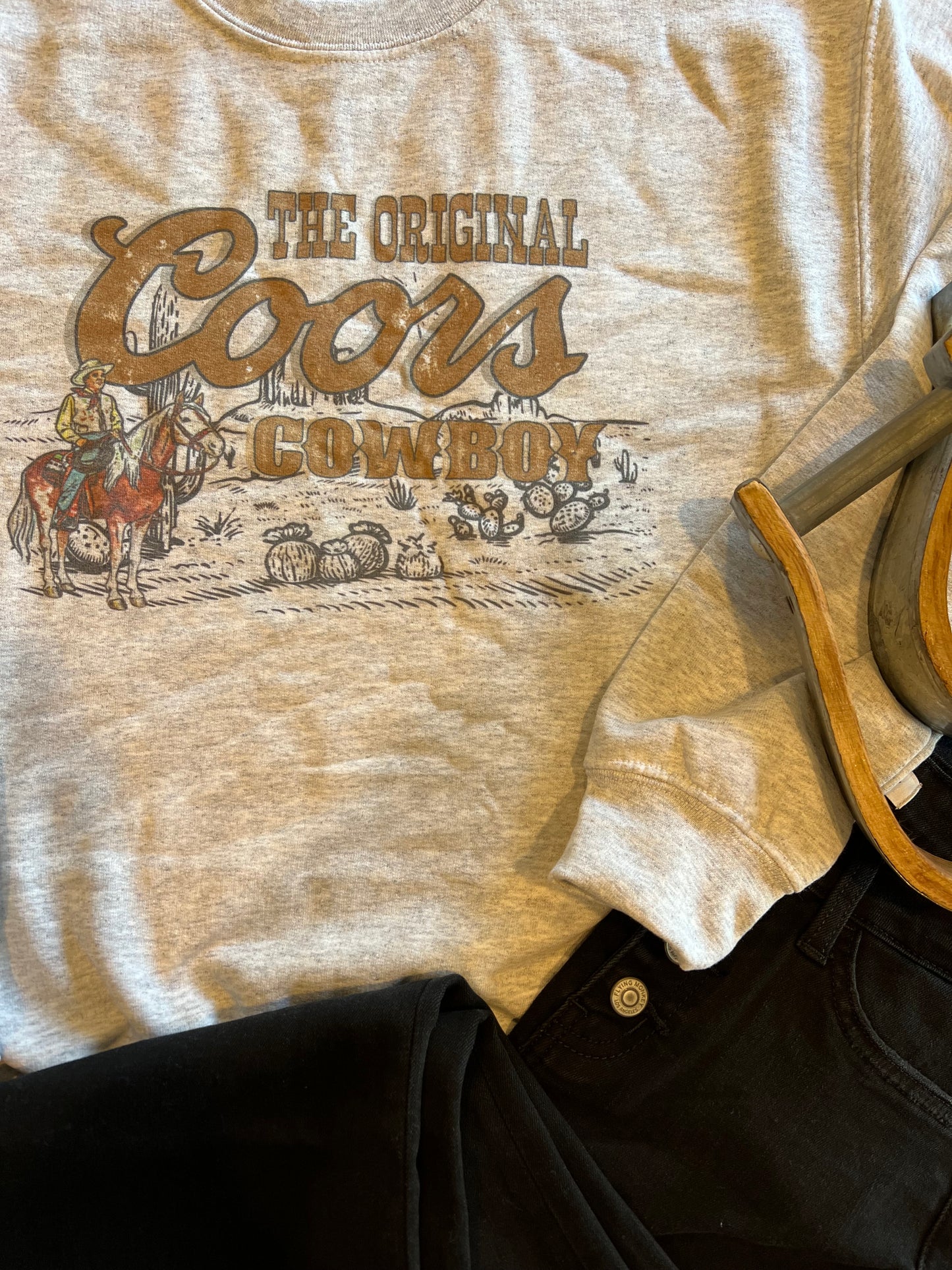 The Original Coors Cowboy Crewneck