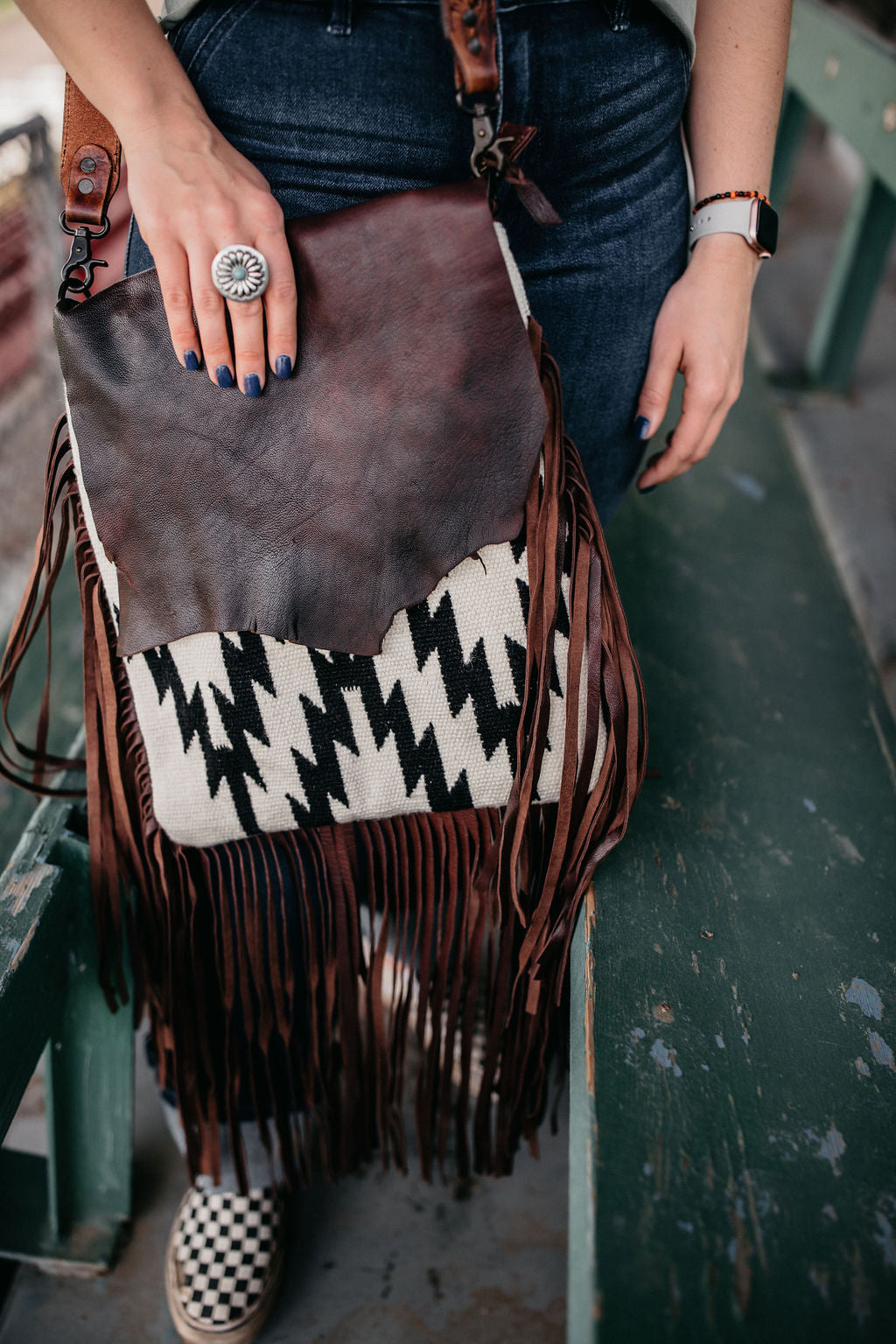 The Houston Saddle Blanket Purse