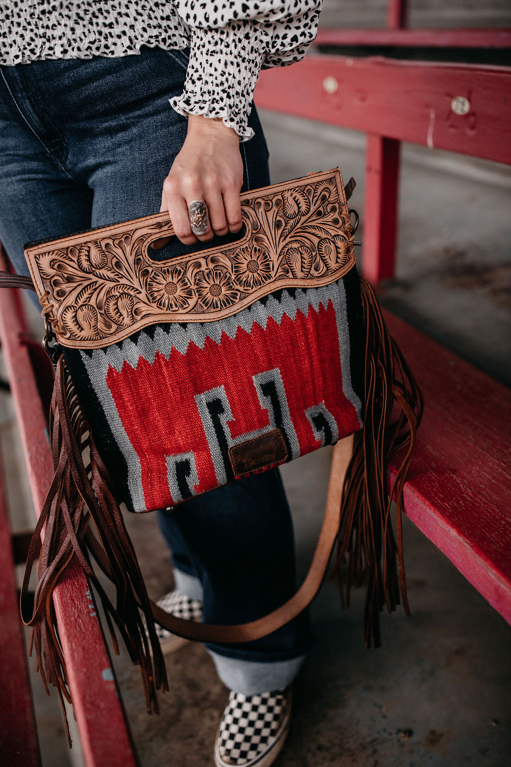 The Callie Saddle Blanket Purse