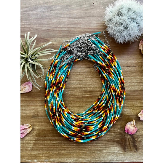 Turquoise Sarape Choker