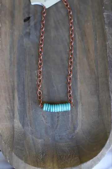 Turquoise Roundel Choker